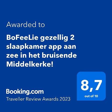 Bofeelie Gezellig 2 Slaapkamer App Aan Zee In Het Bruisende Middelkerke! Lägenhet Exteriör bild